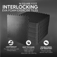 thumbnail image 2 of Puzzle Exercise Mat with EVA Foam Interlocking Tiles for MMA Exercise Gymnastics and Home Gym Protective Flooring Thick Square Feet, 2 of 9