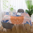 thumbnail image 5 of Yayeee Tablecloths for Rectangular Tables 60 x 108 inch Party Table Cover, Pink Leaves, 5 of 6
