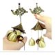 thumbnail image 3 of Campanas de viento de metal decorativas para exteriores, 3 uds., campanillas de viento para su propio patio, porche, jardín o patio, bronce, 45cm, 3 of 5