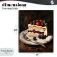 thumbnail image 4 of Stupell Industries French Country Berry Topped Cake Slice Black Framed Giclee Art, 16 x 20, by Franklyn Gregory, 4 of 8
