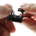 thumbnail image 3 of Multi-Purpose Adjustable White Adhesive-Backed Adhesive Wire Clip Wire Organizer, 3 of 9