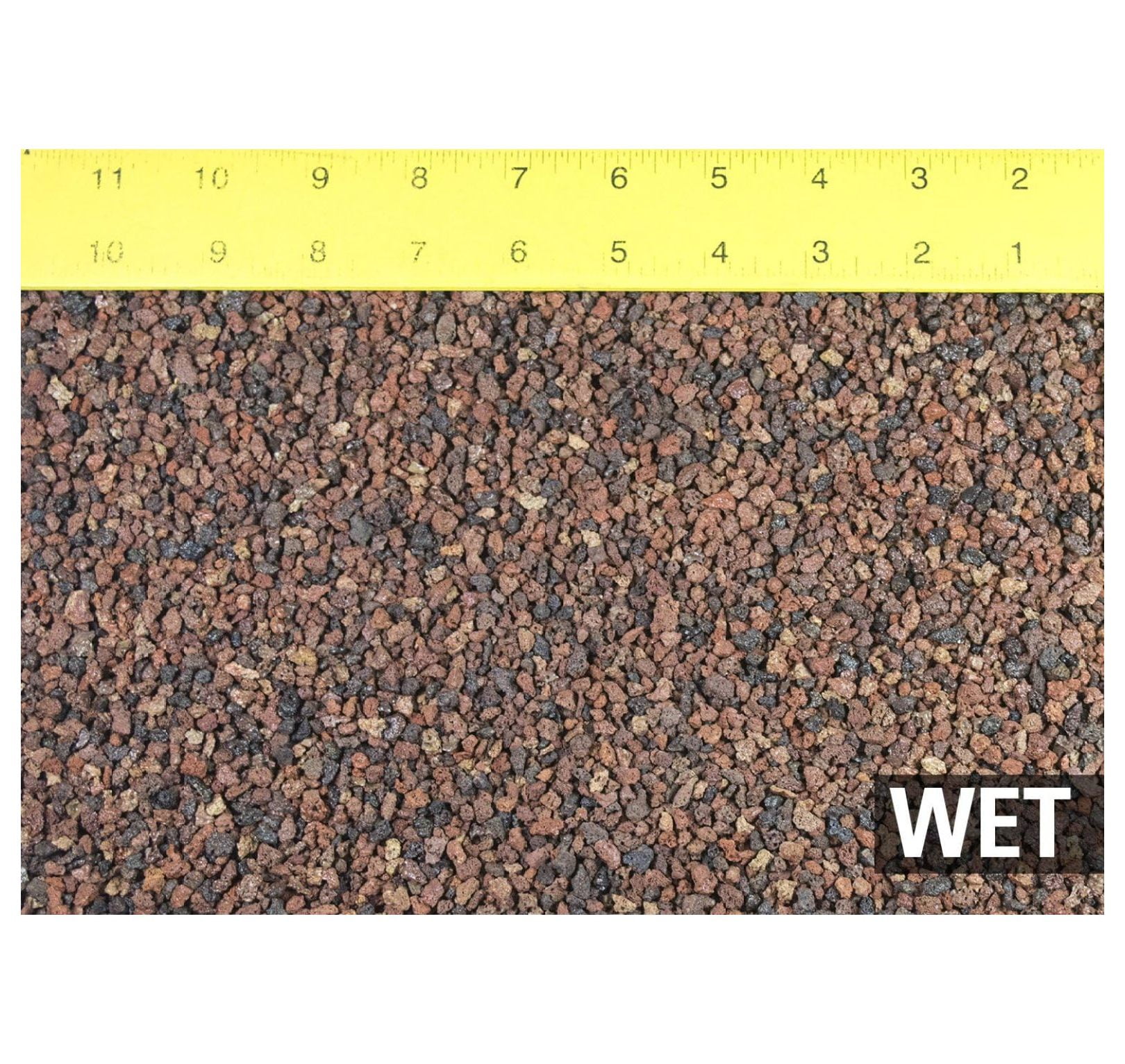 3 Gal. 1/8"- 3/16" Pre Mixed Horticultural Red/Black Lava for Cactus & , Top Dressing, Bonsai Tree Soil Mix - Inorganic Additive (3GAL BK/RED S)