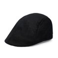 thumbnail image 2 of Joernso Men Retro Advanced Hat Solid Color Casual Portable Breathable Sun Protection Anti-UV Literary Newsboy Hat Forward Cap Beret, 2 of 8