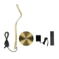 thumbnail image 2 of 28W LED Modern Floor Lamp, Remote Control Dimmable Spiral Floor Lamp, Dimmable Standing Lamp,  Corner Floor Lamp for Bedroom, Office, Brightness and Color Temperature Adjustable, 2 of 7