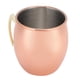 thumbnail image 2 of Tazas de cobre Moscow Mule de 550 ml con anillas, tres asas y forro de acero inoxidable, tazas de cobre aptas para alimentos, pulidas a espejo, para cóctel, cerveza, café, leche EOTVIA No, 2 of 7