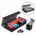 thumbnail image 4 of Card Deck Box - Deck Convertible 550CT - Almacenamiento de tarjetas TCG, OCG duradero y resistente y : Cards Negro CUTICAT  Caja de cubierta de cartas, 4 of 8