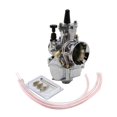 thumbnail image 2 of Carburador de motocicleta 30 mm Racing Flat Side para PWK Carb W / Power Jet Baoblaze Carburador de motocicletas, 2 of 8