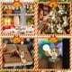 thumbnail image 5 of Hacer adornos navideños Adornos de madera para árboles de Navidad Árbol de Navidad rural Decoración navideña para interiores, 5 of 5
