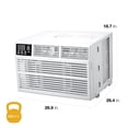 thumbnail image 3 of Whirlpool 24,000 BTU 230V Window-Mounted Air Conditioner with Remote Control, WHAW242CW, 3 of 19