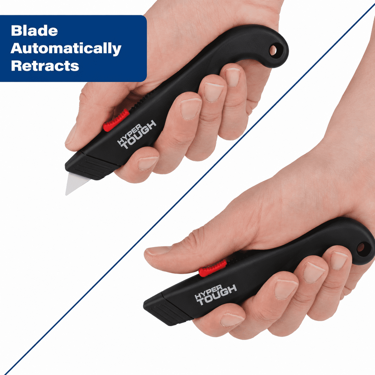 Hyper Tough Ceramic Box Cutter with Auto-Lock Blade