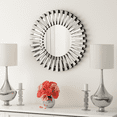 thumbnail image 4 of SHYFOY Starburst Decorative Mirrors for Wall Decor 31.5inches Modern Silver Home Decor, 4 of 6