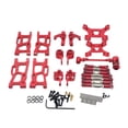 thumbnail image 1 of Kits de actualización de metal para coche RC WLtoys 1/12 124019, con cojinetes, asientos C, amortiguadores delanteros y traseros, accesorios rojo, 1 of 9