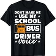 thumbnail image 1 of Playera de Mujer con Frase Graciosa de Conductor Escolar - Camiseta Negra para Regalo, Tallas M a 5XL, 1 of 7