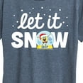 thumbnail image 3 of SpongeBob SquarePants - Let It Snow - Women's Lightweight French Terry Pullover, 3 of 6