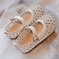 thumbnail image 6 of Gyujnb Girls Mesh Mary Jane Shoes Soft Sole Casual Footwear, Adjustable Buckle Strap Closed Toe Ballet Shoes (Girls),9-9.5 Years, 6 of 9