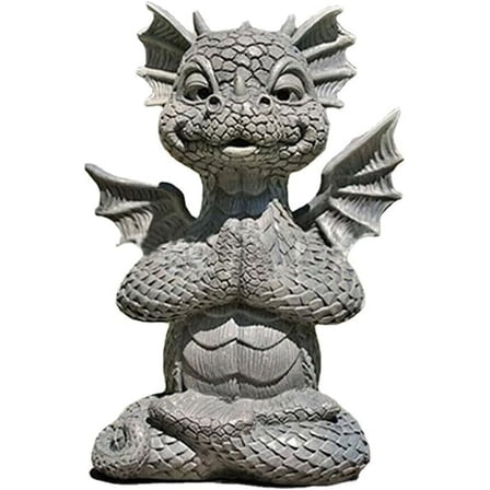 Garden Statues,Garden Decor,Dragon Statue Art Sculptures for Outdoor Backyard Porch Decoration,Housewarming Garden Gift