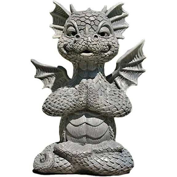 Garden Statues,Garden Decor,Dragon Statue Art Sculptures for Outdoor Backyard Porch Decoration,Housewarming Garden Gift