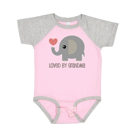 

Inktastic Loved by Grandma Cute Grandchild Gift Baby Boy or Baby Girl Bodysuit