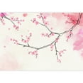 thumbnail image 2 of wall26 - Large Wall Mural - Pink Blooming Cherry Flowers on The Branch with Abstract Background | Self-Adhesive Vinyl Wallpaper/Removable Modern Wall Decor - 66x96 inches, 2 of 6