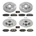 thumbnail image 3 of PowerStop Front and Rear Z23 Evolution Sport Carbon-Fiber Ceramic Brake Pad and Drilled & Slotted Rotor Kit Fits: JEEP Select Models K7415, 3 of 10