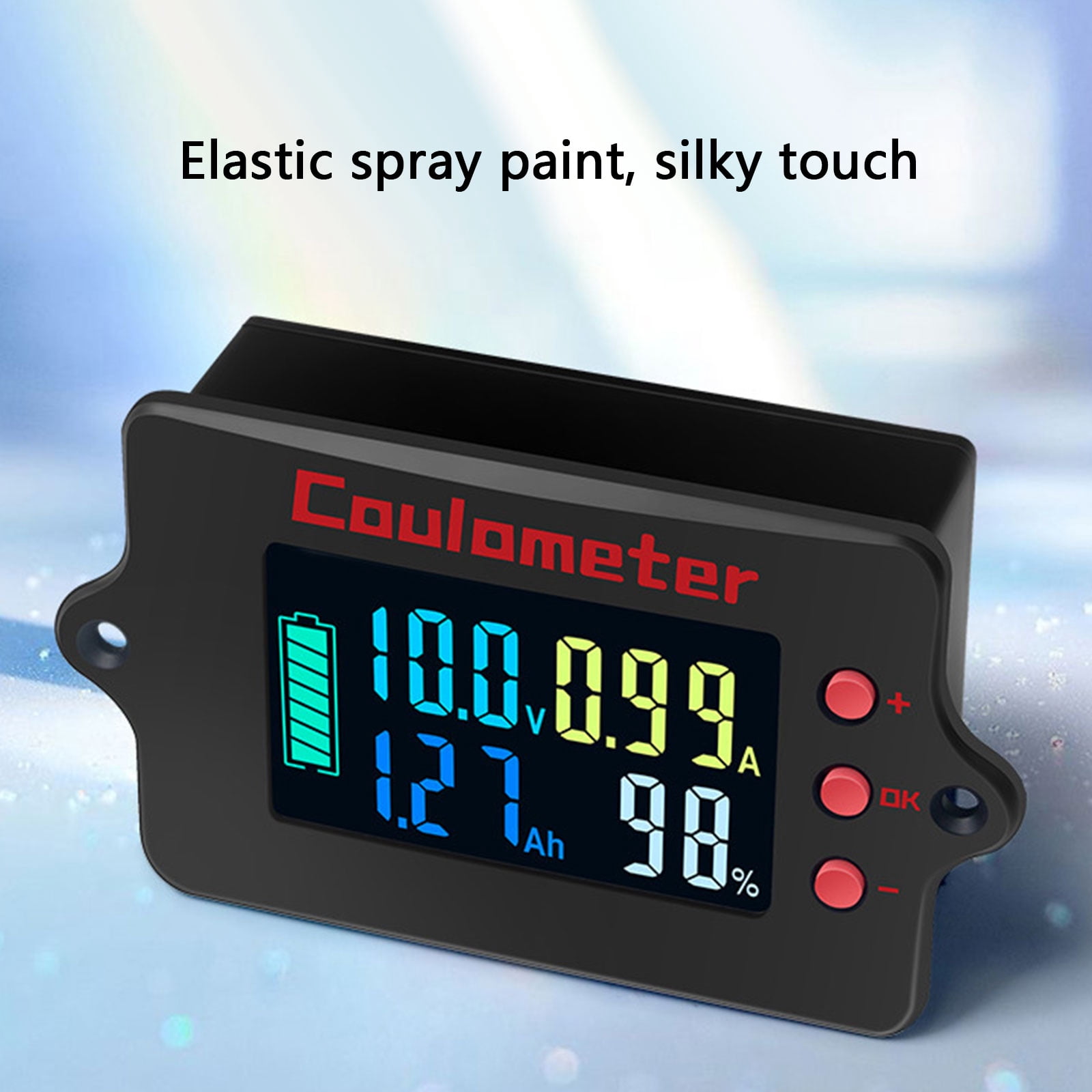 Coulomb Counter Meter Battery Monitors Battery Capacity Tester Indicators Coulometer Digital Voltmeter Ammeter