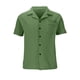 thumbnail image 5 of Blusa y camisa de manga corta con cuello vuelto para hombre, estilo casual de verano, a la moda, de color liso, con bolsillos y botones, 5 of 7