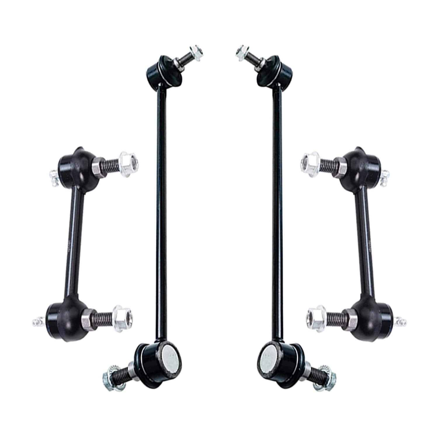 Detroit Axle - 14pc Suspension Kit for 2003-2014 Volvo XC90, 2 Lower Control Arms, 2 Lower Ball Joints, 4 Inner and Outer Tie Rods, 4 Sway Bar Links, 2 Boots, Replacement