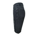 thumbnail image 5 of ZJXFGS Jean Shorts Womens High Waisted, Plus Size Jean Shorts, Stretchy Denim Short Summer Raw Hem Mom Long Shorts Cutoff Jorts, Mens Casual Shorts Dark Gray L, 5 of 9