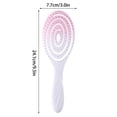 thumbnail image 3 of Gradient Hollow Comb Hair Brush - Stylish Lightweight Durable Styling Tool for All Hair Types - Detangling and Smoothing, 3 of 5
