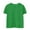 Green, variant on Shirts for Kids, Solid Color Girls' Embroidered Short Sleeve Top, Crewneck Lace Accent Blouse, Lightweight Comfortable Shirt