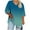 Navy, variant on Loopsun Womens Fall Tops Plus Size, 3/4 Sleeve T Shirts for Women, Women's Fashion Loose Printed V-neck 3/4 Sleeve T-shirt Top Blue, S