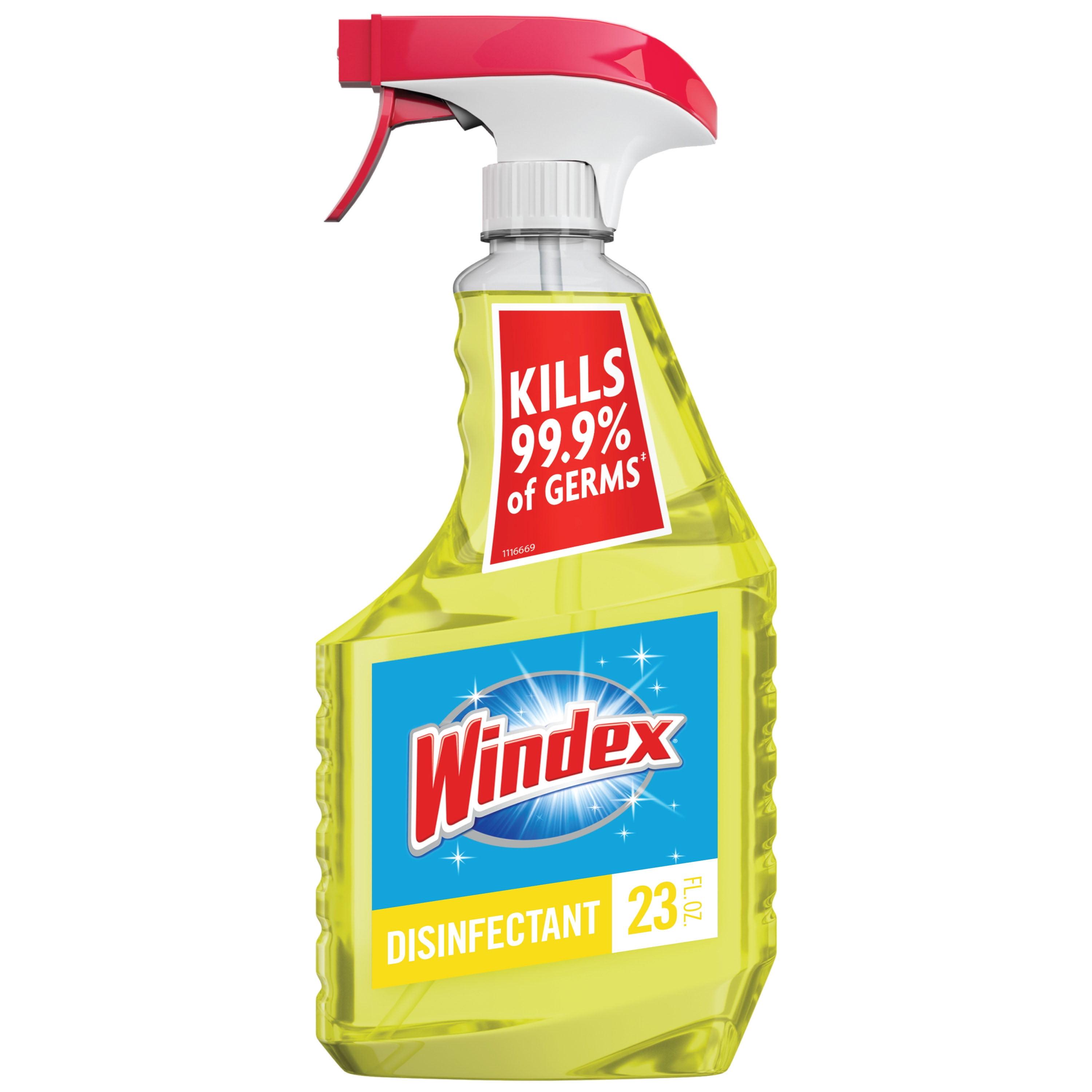 Windex MultiSurface Disinfectant Cleaner Trigger Bottle, Citrus, 23 fl