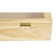 thumbnail image 6 of SSWBasics 36-Inch Portable Natural Pine Wood Countertop Display Case - Showcase Your Items in Style with a 24"W x 36"L x 4"D Elegant and Versatile Display Box, 6 of 7