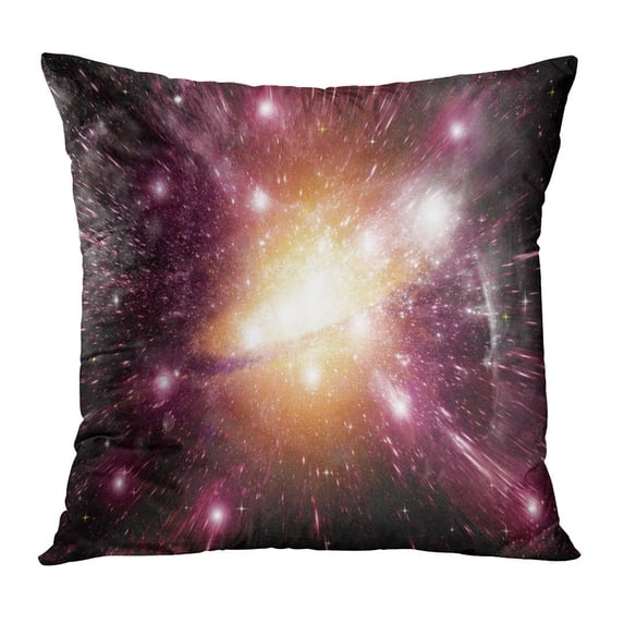 ECCOT Outer Stars of Planet and Galaxy in Free Space This Furnished by NASA Abstract Astronomy Black Blur Pillow Case Pillow Cover 18x18 inch