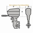 thumbnail image 3 of Dustproof Hood Cover for 15-250HP Outboard Motors Engine Protector Cover, 3 of 5
