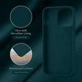 thumbnail image 6 of Designed for iPhone 13 Pro Case, Silicone Ultra Slim Shockproof Protective Phone Case with [Soft Anti-Scratch Microfiber Lining], 6.1 inch, Teal, 6 of 13