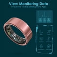thumbnail image 3 of Health Tracking Ring, Suitable for Both Men and Women, 5ATM Waterproof, Activity/Sleep/Temperature Monitoring, Family Care Mode, Compatible with Android and iOS.Black, 3 of 10