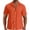 Orange, variant on Mens Short Sleeve Shirts, Men's Casual Button Down Shirts - Short Sleeve Summer Textured Beach Wrinkle-Free Shirts