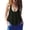 1PC Black Tops, variant on Women Lightweight Breathable Tank Tops Sleeveless Yoga Workout Shirt For Summer Soft Stretchy Knit Gym Running Vest Round Neck Solid Color Relaxed Fit Camisole
