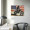 thumbnail image 4 of Autua Dirt Bike Canvas Wall Art Print For Living Room Bedroom Office 20x16in, 4 of 6