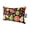 Black, Deep Emerald, Burnt Orange, Ruby Red, variant on Summer Fruits Outdoor Pillows for Chaise Lounge Chair Beach Headrest Pillow Set of 2 Waterproof Lumbar Pillows with Insert&Adjustable Strap Tropical Fruity Watermelon Kiwi Exotic Pool Pillow 12"x20"