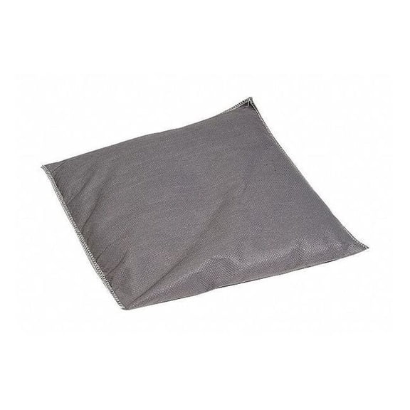 Spilltech Sorbent Pillow, 30 gal, 10 in x 10 in, Universal, Gray, 40 PK GPIL1010
