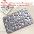 thumbnail image 2 of Alfombrilla de baño para puerta, alfombra grande antideslizante absorbente para niños, decoración para niños pequeños, alfombrilla de baño para sala de estar, accesorios de tapicería, gris, 40x60cm seitruly HA009646-02, 2 of 6
