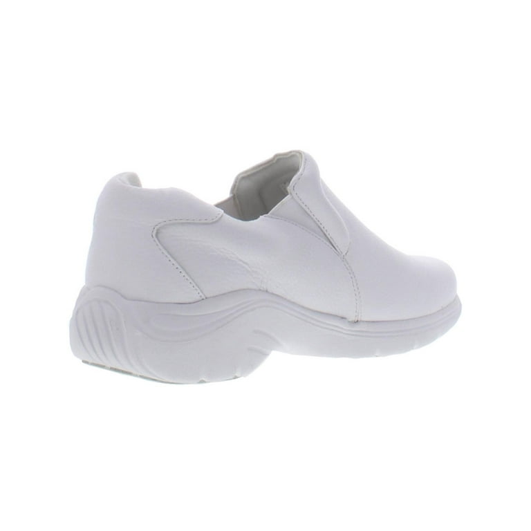 Nurse Mates Women s Dove Medical Professional Slip On Walking Shoe White 10 Wide Walmart