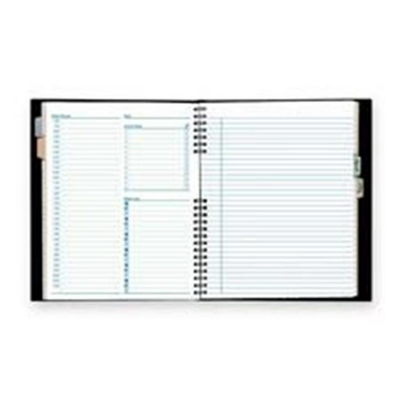Rediform Office Products REDA29C81 Daily Planner-Appt- 7AM-830PM- 9-.25in.X7-.25in.- 192 Shts- BK