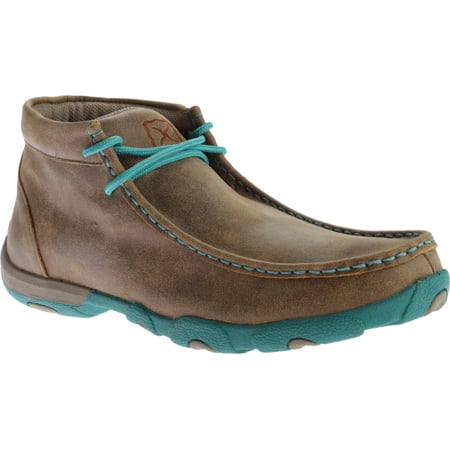 

Twisted X Boots Womens WDM0020 /Turquoise Driving Mocs 9.5 B(M) US Bomber