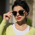 thumbnail image 5 of LifeArt Vintage Round Sunglasses for Men and Women Gradient Gray Lens UV400 Protection Outdoor Shades with Black gold+Black silver +2.75 Magnification Frame 2 Pack, 5 of 5