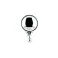 thumbnail image 2 of Richelieu T5629140 2-1/2" Single Metal Coat Hook - Chrome, 2 of 4