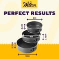 thumbnail image 3 of Wilton Premium Non-Stick Springform Pan Set 3-Piece (8,9, 10-Inch) Ideal for Cheesecakes & Deep-Dish Pizza, 3 of 10