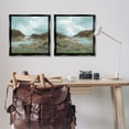 thumbnail image 3 of Stupell Industries Winding River Landscape Scene Landscape & Nature Painting Black Floater Framed Canvas Art Print Wall Art, 25 x 25, Set of 2, 3 of 10